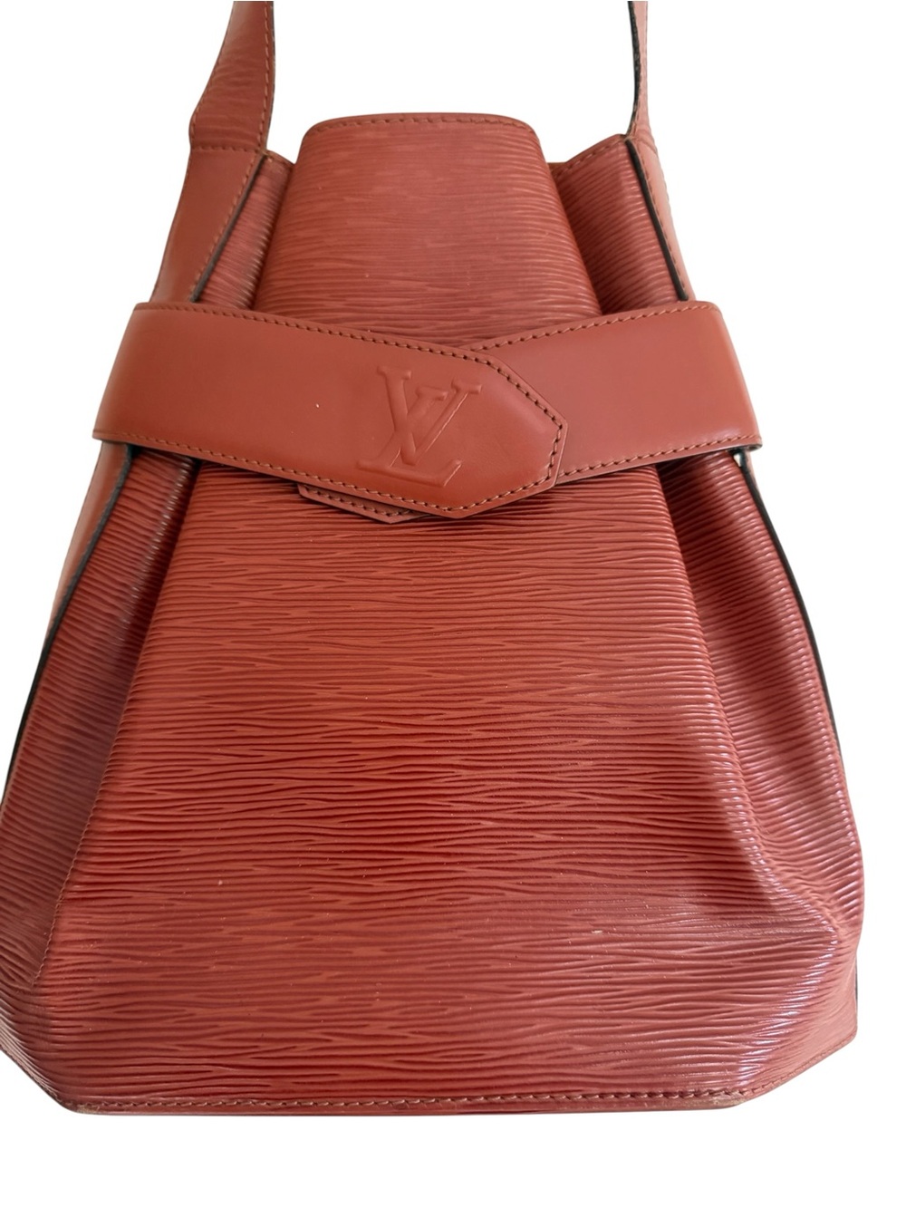 Louis Vuitton Rust Epi Leather Shoulder Bag